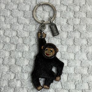 Coach Monkey Keychain